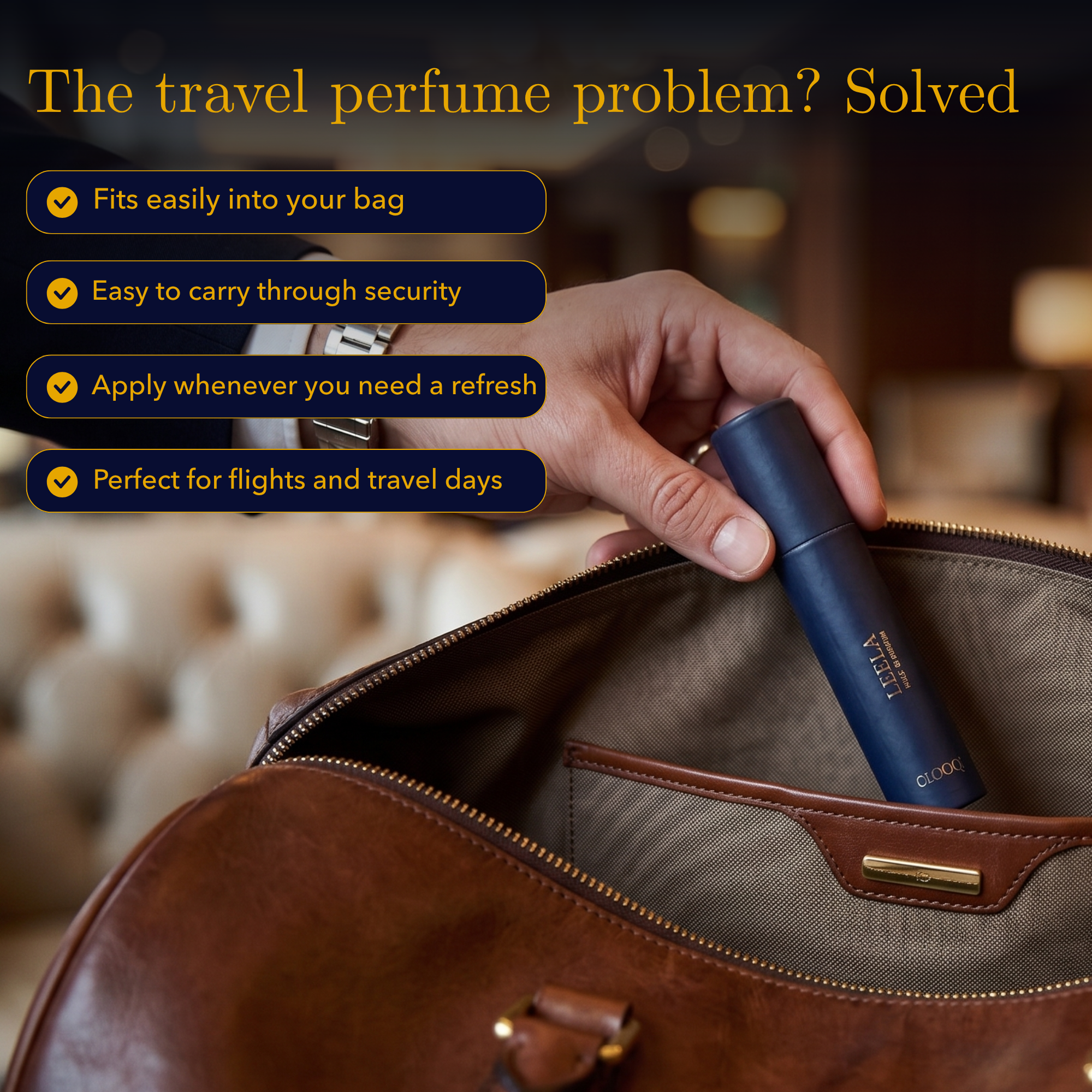 LEELA — Perfume Roll-on for Evening Gatherings and Dinners